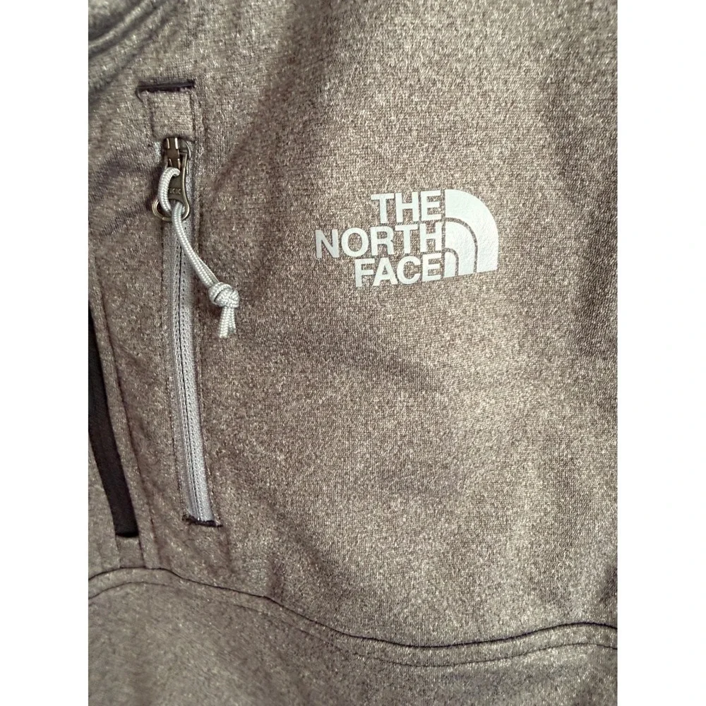 The‎ North Face Men's Grey Fleece 1/4 Zip Pullover Sweatshirt M/M